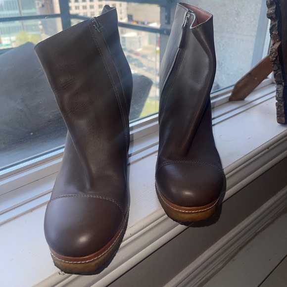 Marc Jacobs wedge booties size 10 - worn once - Picture 3 of 5